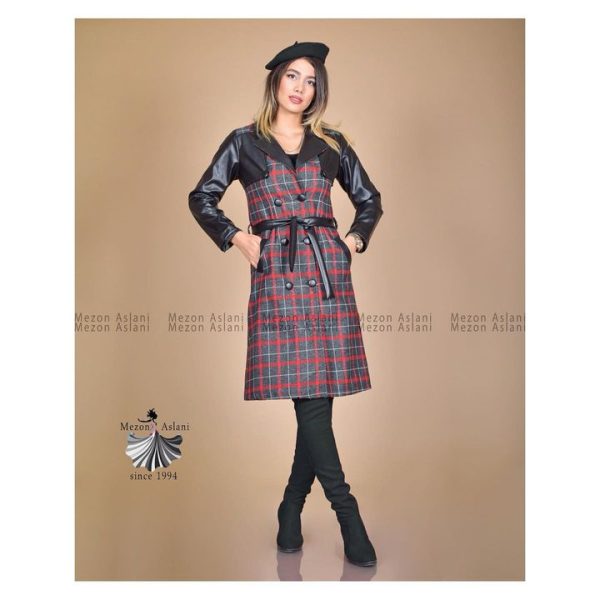 مانتو توئيت چهارخونه - Image 3