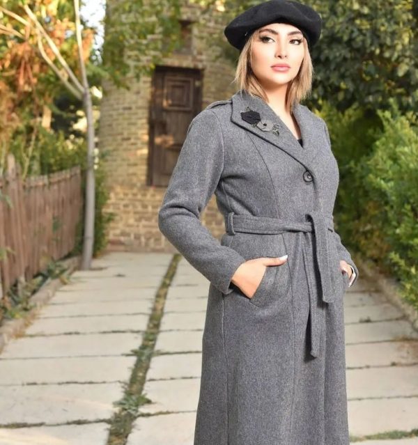 مانتو روناک یقه آمریکایی