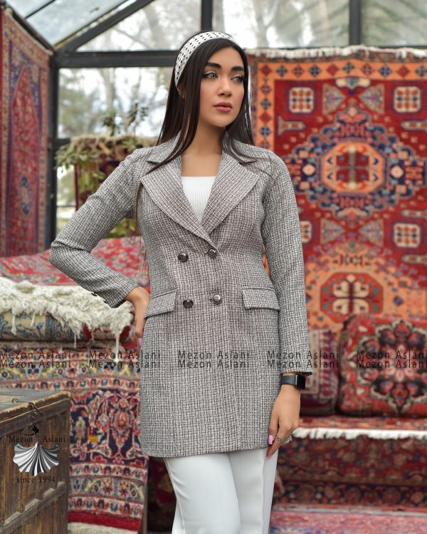 کت زنانه ریما لمه دار یقه انگلیسی - Image 2