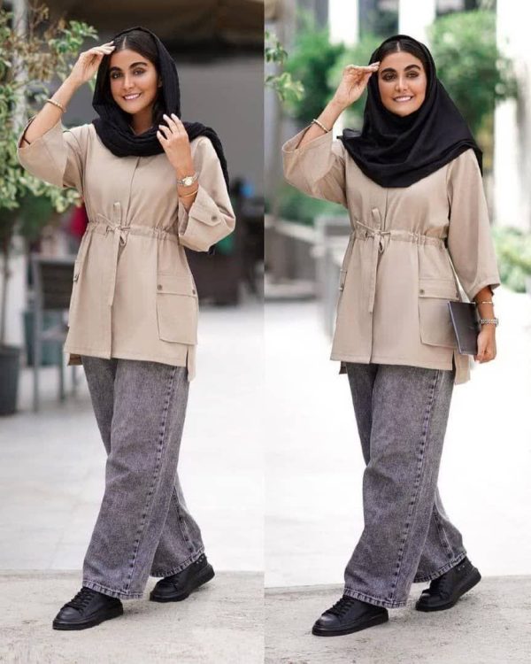 مانتو کتان زارا - Image 3