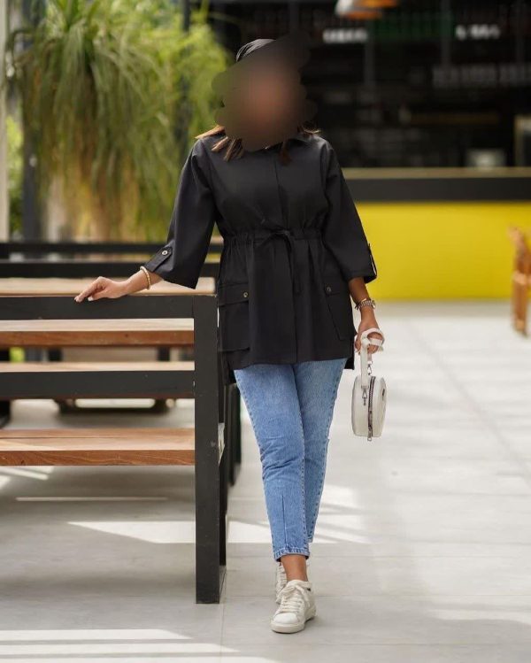 مانتو کتان زارا - Image 4