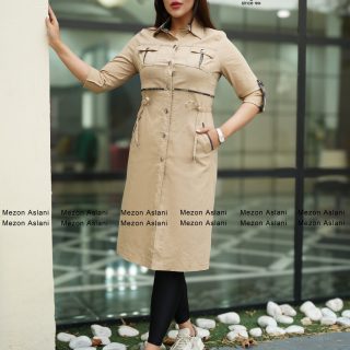 مانتو جین اسپرت رنگی