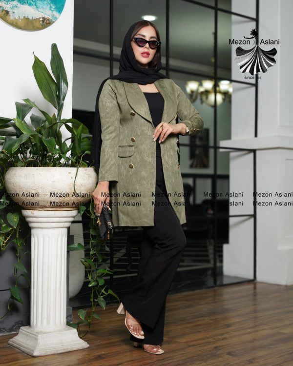 کت ژاکار دلمه یقه آرشال - Image 3