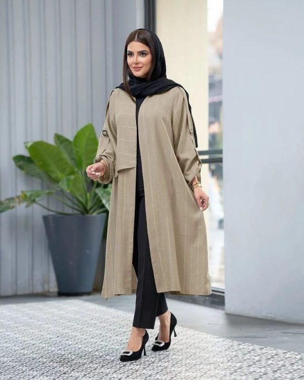 مانتو کرسپو لمه ژیله دار - Image 4