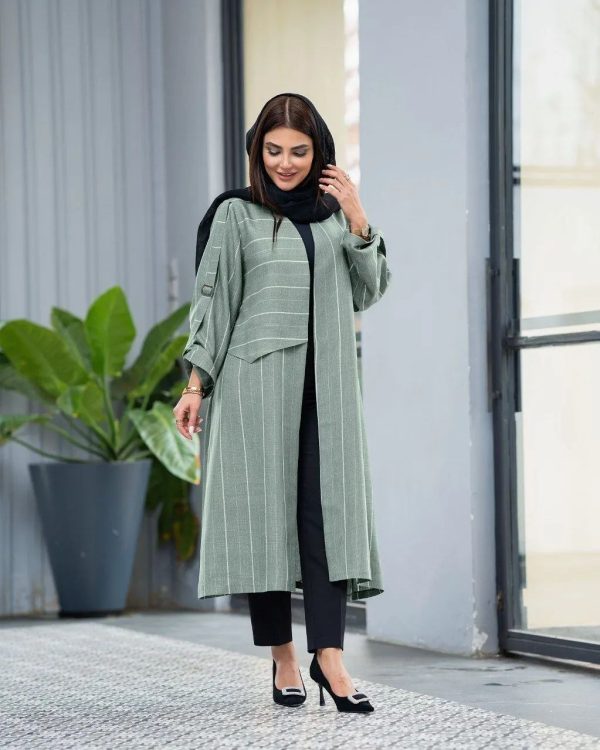 مانتو کرسپو لمه ژیله دار - Image 2