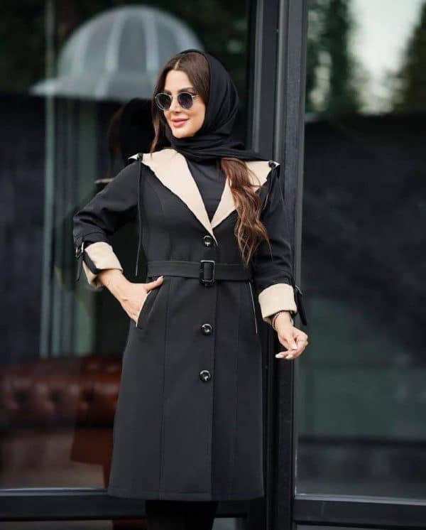 پالتو بارانی پشت بلدینگ قواره - Image 2