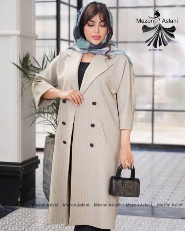 مانتو دیپلمات یقه انگلیسی - Image 5