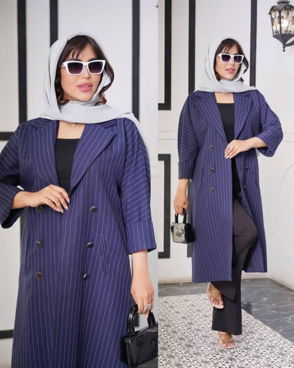 مانتو دیپلمات یقه انگلیسی - Image 4