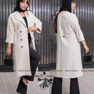 مانتو دیپلمات یقه انگلیسی