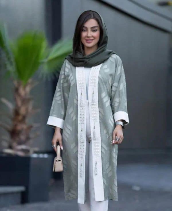 مانتو کسمه یقه هفت کیمانو - Image 2